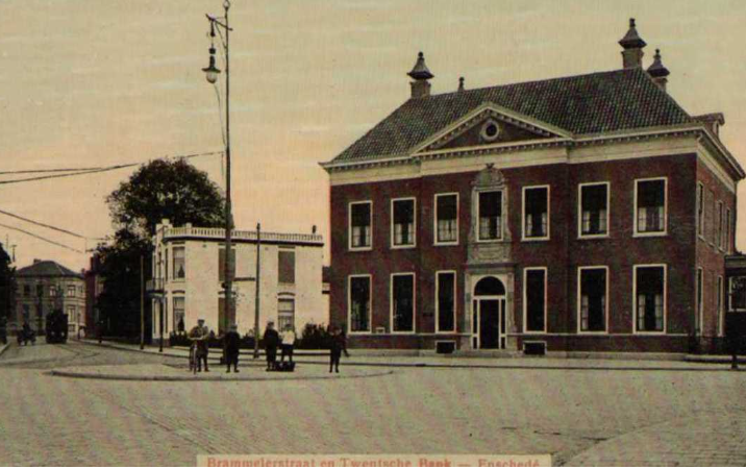 De Twentsche Bank in Enschede in 1920 