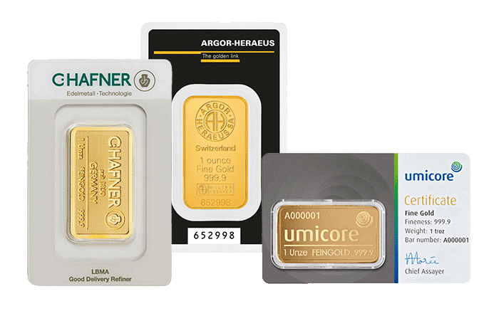 1 troy ounce goudbaar kopen