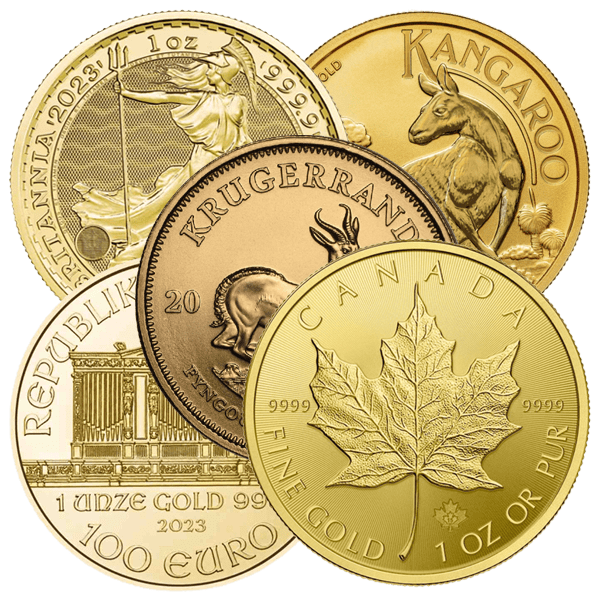 1/2 troy ounce gouden munt - diverse producenten