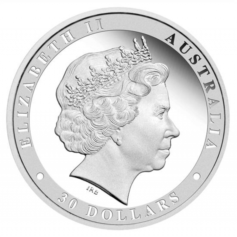 Kookaburra 2018 1 kilogram zilveren munt