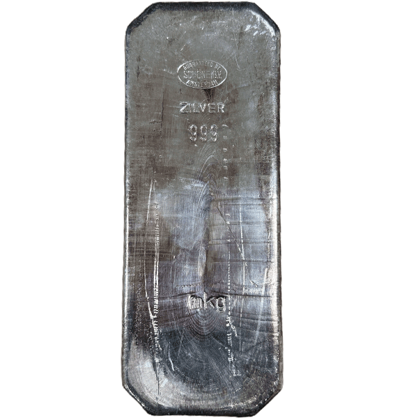 10 kilogram zilver baar diverse producenten LBMA gecertificeerd
