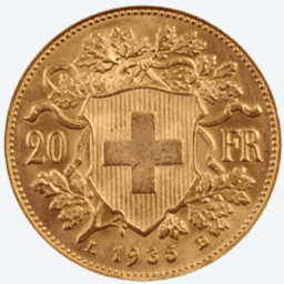 20 Francs Zwitserland