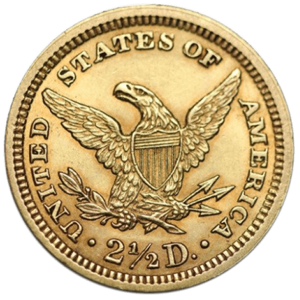 2,5 Dollar American Quarter Eagle Liberty Head
