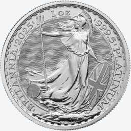 Britannia 1 troy ounce platinum coin 2025