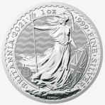 Britannia 1 troy ounce zilveren munt - diverse jaartallen