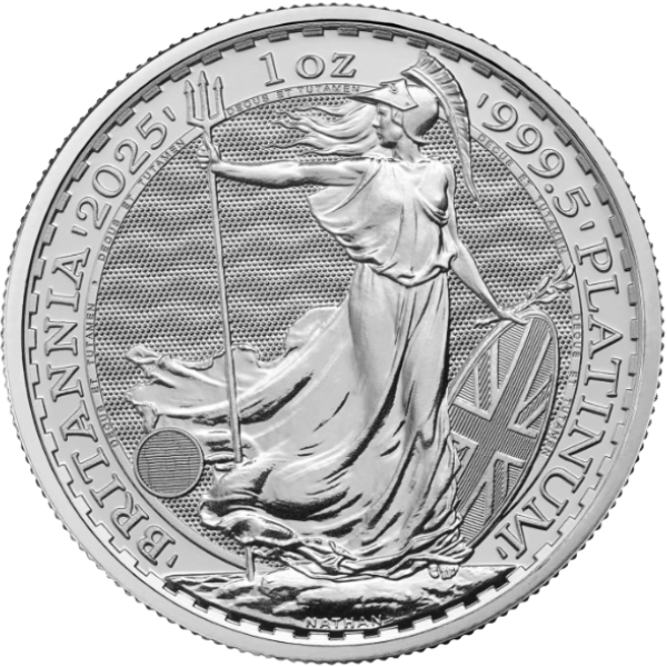 Britannia 1 troy ounce platinum coin 2025