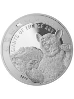 Giants of the Ice Age 1 kilo Cave Bear 2020 zilveren munt