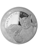 Giants of the Ice Age 1 ounce Cave Bear 2020 zilveren munt