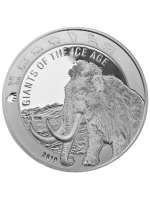 Giants of the Ice Age 1 ounce Woolly Mammoth 2019 zilveren munt