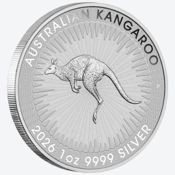 Kangaroo 2025 zilveren 1 troy ounce munt