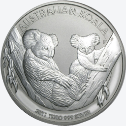 Koala 2011 1 kilogram zilveren munt 