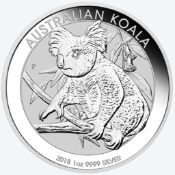Koala 2018 1 kilogram zilveren munt 