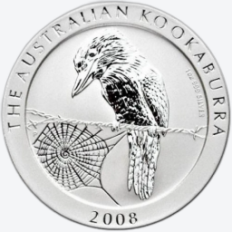 Kookaburra 2008 1 kilogram silver coin