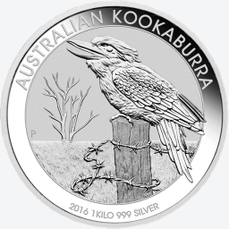 Kookaburra 2016 1 kilogram zilveren munt
