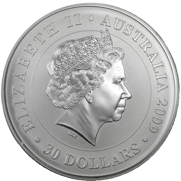 Koala 2009 1 kilogram zilveren munt 