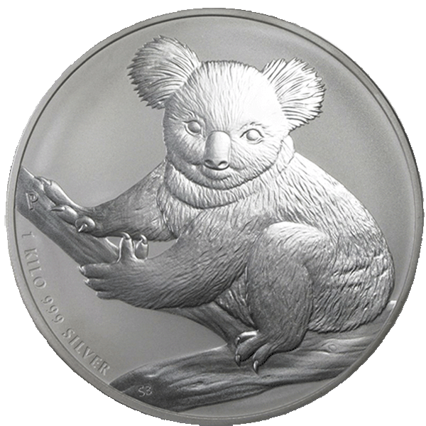 Koala 2009 1 kilogram zilveren munt 