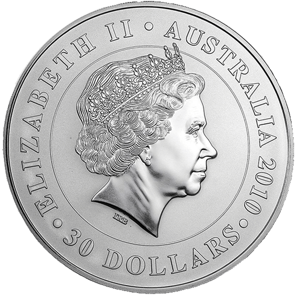 Koala 2010 1 kilogram zilveren munt 