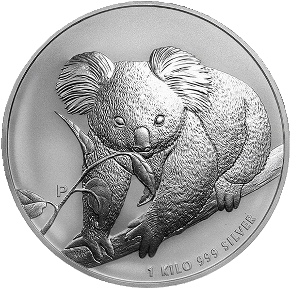 Koala 2010 1 kilogram zilveren munt 