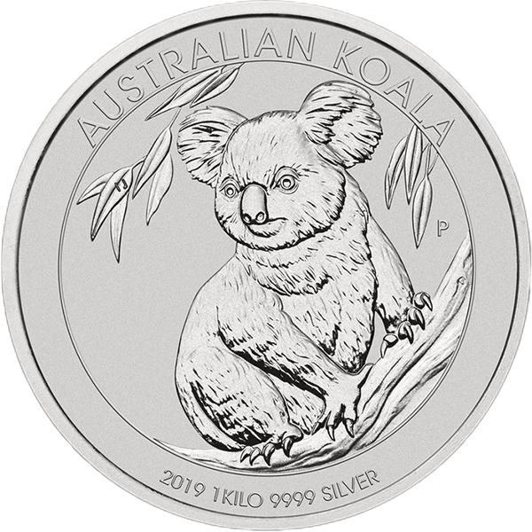 Koala 2019 1 kilogram silver coin 