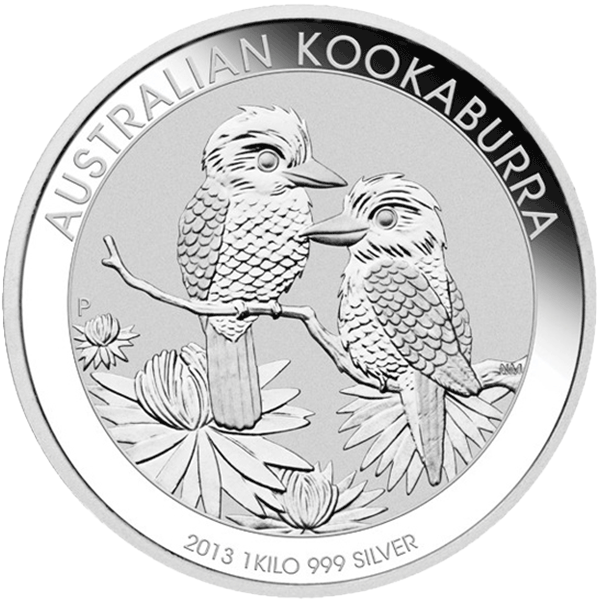 Kookaburra 2013 1 kilogram zilveren munt