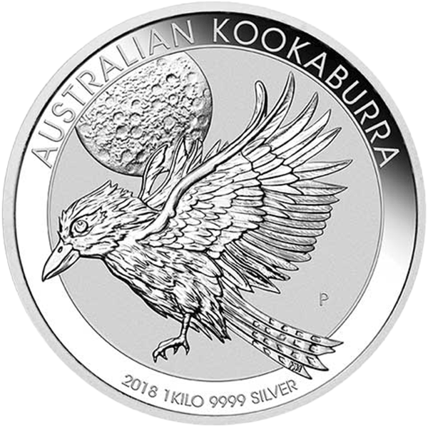 Kookaburra 2018 1 kilogram zilveren munt