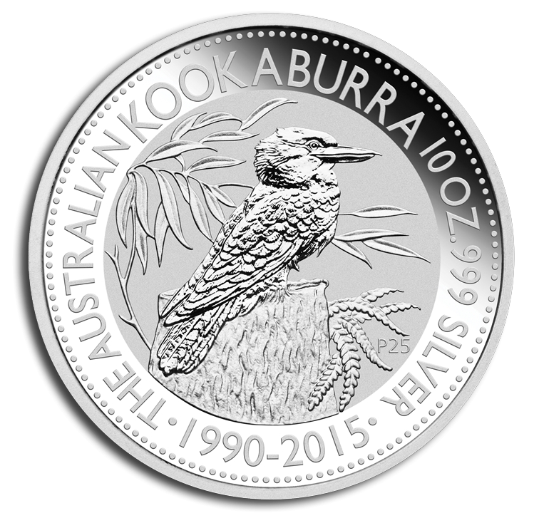 Kookaburra 2015 1 kilogram zilveren munt 