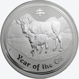 Lunar 2009 1 kilogram zilveren munt