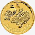 Lunar 2011 1/2 troy ounce gouden munt
