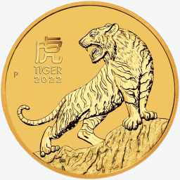Lunar 2022 1 troy ounce gouden munt