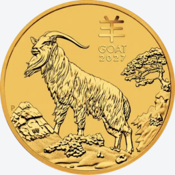 Lunar 2027 1/10 troy ounce gouden munt