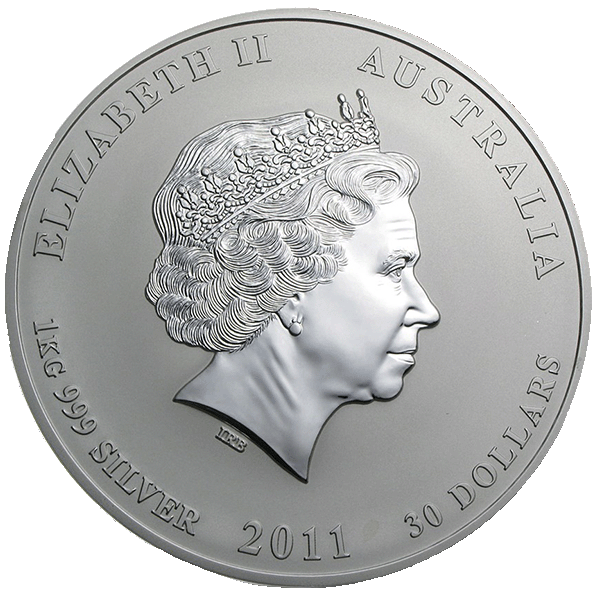 Lunar 2011 1 kilogram zilveren munt
