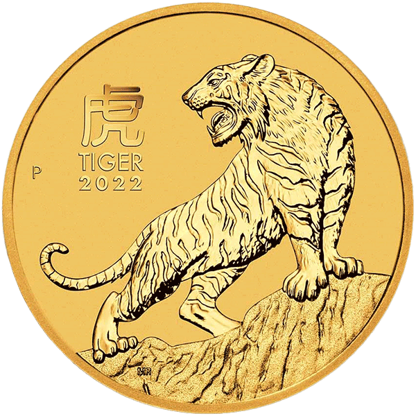 Lunar 2022 1 troy ounce gouden munt