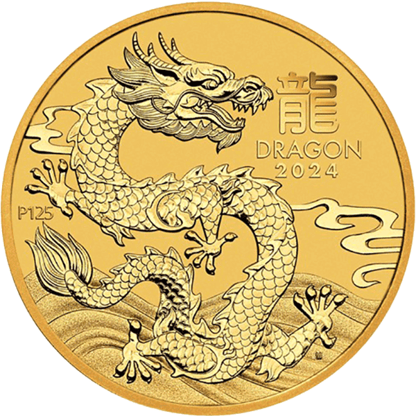 lunar 2024 2 troy ounce gouden munt
