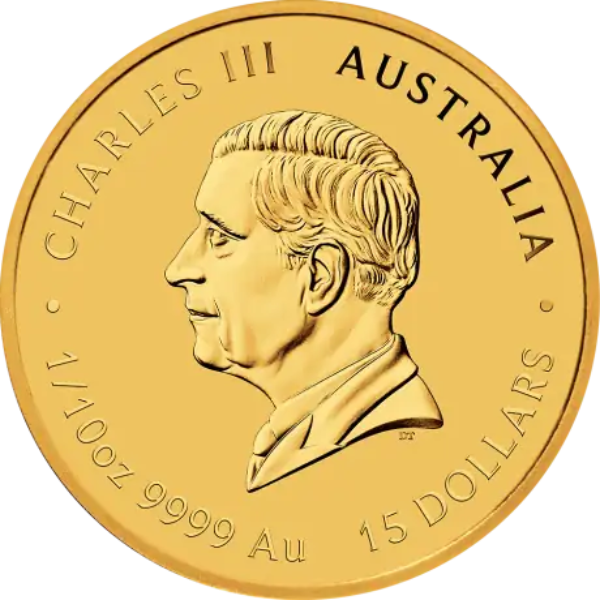 Lunar 2027 1/10 troy ounce gouden munt