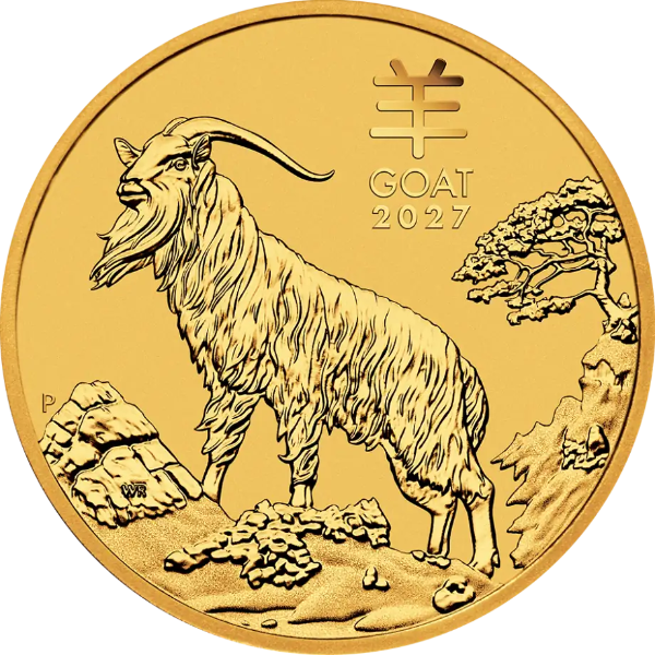 Lunar 2027 1/4 troy ounce gouden munt