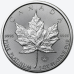 Maple Leaf 1 troy ounce platina munt