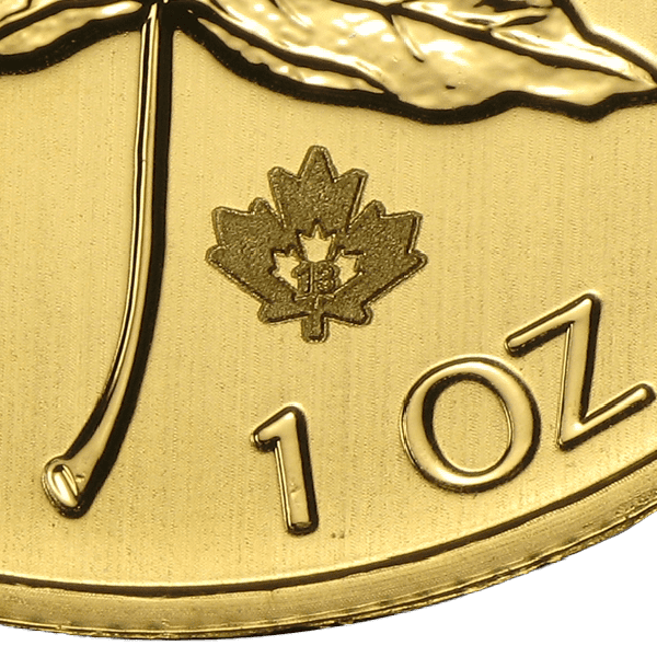 Maple Leaf 1 troy ounce gouden munt - diverse jaartallen