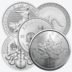 Munten mix 1 kilogram zilveren munt