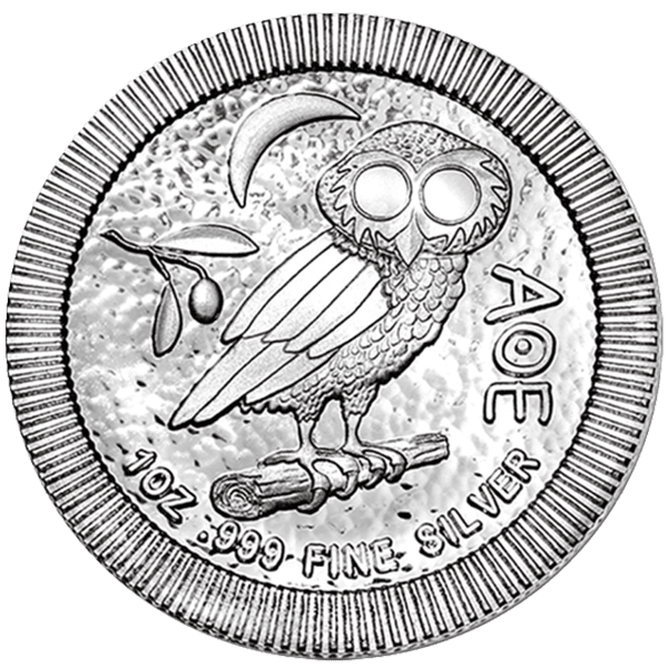 Niue Athene Owl 1 troy ounce zilveren munt