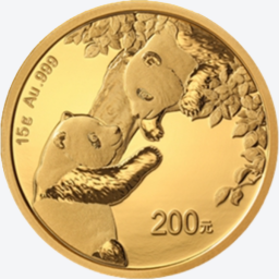 Panda 15 gram gouden munt - diverse jaartallen