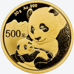 Panda 2019 30 gram gouden munt