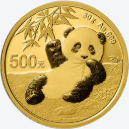 Panda 2020 30 gram gouden munt