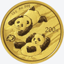 Panda 2022 15 gram gouden munt