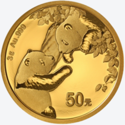 Panda 3 gram gouden munt - diverse jaartallen