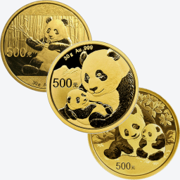 Panda 30 gram gouden munt - diverse jaartallen