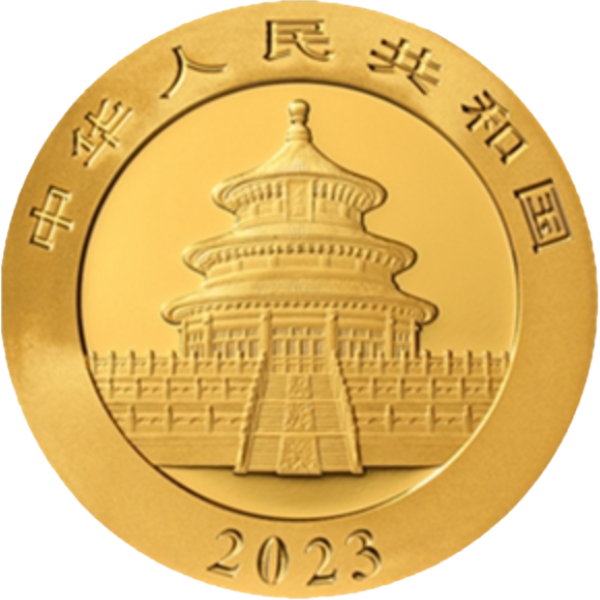 Panda 15 gram gouden munt - diverse jaartallen