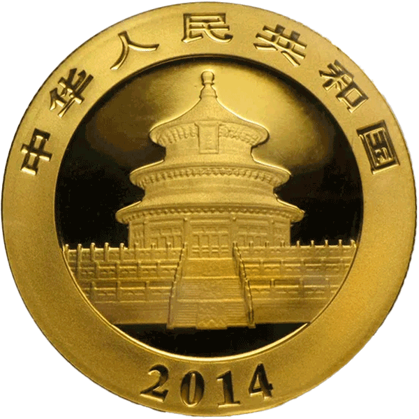 Panda 2014 1 troy ounce gouden munt