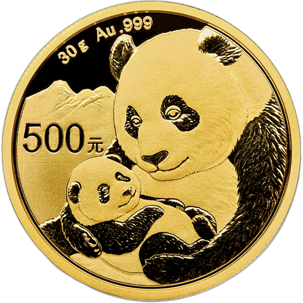 Panda 2019 30 gram gouden munt
