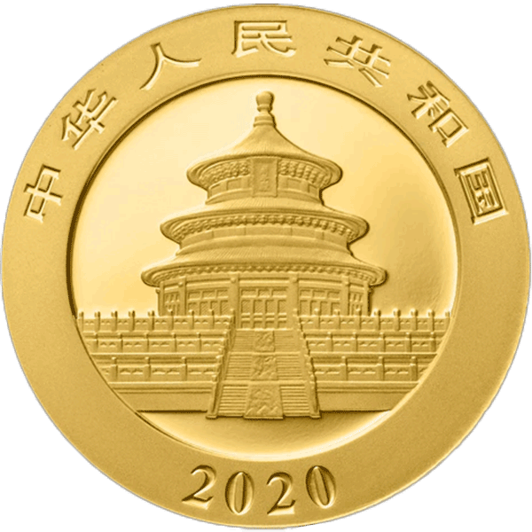Panda 2020 30 gram gouden munt