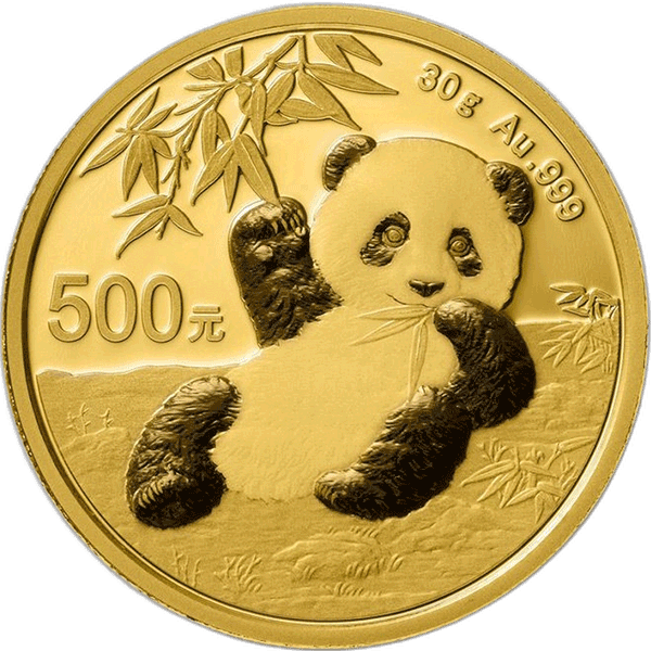 Panda 2020 30 gram gouden munt